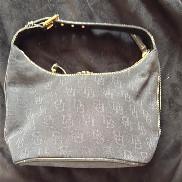 Dooney & Bourke Handbags - Dooney & Bourke Black Bag with Monogram Pattern